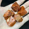 Pierres précieuses et minéraux bruts en cristal de jaspe rouge, Quartz naturel, pierres brutes de guérison en cadeau