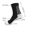 Chaussettes de sport Absorbent la sueur Chaussettes de football en plein air Anti Slip Football Sports Hommes Femmes Chaussettes de sport Film de friction carré Fond de serviette épaissi YQ240126