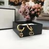 Luxury Gold Stud Earrings Designer For Women Hoop Earrings Stud Letter Earrings Jewelry Vintage pendant earrings Set Valentine Day Gift Engagement