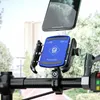 Aluminum Motorcycle Phone Holder Mount Moto Bicycle Handlebar Bracket Stand for 3-7.0 inch Mobile Phone Rearview Mount 240126