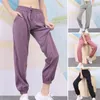 Pantaloni da donna a gamba larga in misto cotone pantaloni sportivi morbidi e traspiranti con coulisse con vita elastica alla caviglia Asciugatura rapida per il massimo comfort