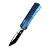 Micro OTF Tech couteaux de poche Glykon, lame M390, couteau d'auto-défense d'extérieur en alliage de Zinc et d'aluminium + manche G10, outils EDC