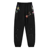 Pantalons pour hommes Pantalons droits Vintage Depts Pantalons de survêtement Lettre Imprimer Hommes Femmes Couple Jeans Galeries Sweat Noir Blanc Rouge Graffiti