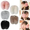 Berets Outdoor Ear Warmer Cold Protection Winter Warm Soft Plush Earmuffs Foldable Earflaps Faux Fur Ear-Muffs