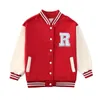 Girls Boys Baseball Jacket Spring Autumn Children Coats For Kids Teen Sport Outerwear Students Long Sleeve Tops 4-14 Years 240123