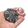 Keychains Game God Of War 4 Ghost Sparta Cratos Kratos Guardian Shield Alloy Metal Keychain Keyring Key Chain Accessories