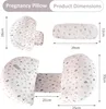 U shape Maternity Pillows Pregnancy Body Pillow Pregnant Women Side Sleepers Bedding Pillows Drop 240119