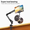 Tablet PC Stands Tablet PC Stands CASEPOKE Tablet Holder for Bed 360 Rotating Phone Mount Desktop Stand for iPad Accessories Folding Stand YQ240125