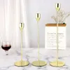 2PCS Candle Holders Candle Holder Decoration Luxury Metal Candle Holders Home Decoration Candlesticks For Candles Room Wedding Decoration