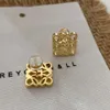 Loews Earrings Designer Luxury Fashion Women Charm Small Fragrant Style Metal Texture Light High Grade Simple And Compact
