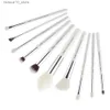 Make-up-Pinsel Jessup Make-up-Pinsel-Set, 10-teilig, Make-up-Pinsel, natürlich-synthetisch, Beauty-Tools-Set, Foundation, Puder, Definierer, Shader, Liner, natürlich, Q240126