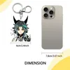 Wholesale Genshin Impact Xiao 3D Anime Motion Keychains Double Side Image Flip Change 2-3 Image Demon Slayer Bag Car Accessories