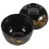 Dinnerware Sets Melamine Bowl Lidded Soup Bowls Japanese Gaiwan Dining Room Cahirs Covered Serving Rice