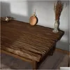 Meubles de salon Table basse rustique faite à la main pour le salon Côté bord en bois Meubles de ferme du milieu du siècle Rectangar Dro Otemv