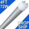 4ft LED -butiksljus fixtur, 4 fot 72W 48 'Garage Light 48' 'Dual Pin T8 G13 LED -rör, länkbara LED -glödlampor för garagelager, plug and play High Usastock