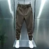 Pantaloni da uomo Uomo Casual Elastico in vita Bottoni Tasche lunghe Chiusura a tinta unita Polsini con nastro Pantaloni sportivi da tennis