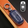 Custodia Smart Key Fob Portachiavi per auto 3 pulsanti Custodia Shell per Volkswagen VW Touareg 2010-2018 Accessori in vera pelle