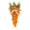 Decorative Flowers Easter Carrot Door Decoration Artificial Hanging Swag Table Wreath For Wedding Indoor Outdoor Wall