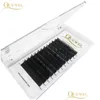 Fałszywe rzęsy Quewel 0,07 mm Endash Extension 12lines/Tray 8-15 Mieszany C/CC/D Curl Silk Volume Eye rzęs Makeup Faux Norek Druk OTYTX