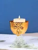 2PCS Candle Holders 1PC Luksusowe metalowe świece uchwyty świecznika Modna Modna Stół Świeciowy Stojak Świecz o Znakomite Świecklestick Wystrój domu