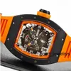 RM Wrist Watch With Box Richards Milles Wristwatch Rm030 Automatic Mechanical Watch Rm030 Ceramic Orange Storm Limited Edition Fashion Leisure Sports Wrist