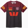 New Qld 2023 2024 Queensland Maroons Rugby Jerseys State of Origin Indigneous Training Rugby Shirt Anpassad namn och nummer