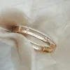 M-Serie Designer-Charm-Ohrringe, Armbänder für Damen, 925er Silber, Roségold, geometrisches Schiebediamanten-Design, hochwertiger Schmuck, Valentinstagsgeschenk