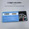 Calculatrices Calculatrice arithmétique électronique à 8 chiffres fiable et écologique Mini calculatrice résistante aux chocs pratique pour les entreprises