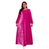 Etnische Kleding 2024 Afrikaanse Bruiloft Jurken Voor Vrouwen Herfst Elegante Lange Mouw O-hals Plus Size Jurk Moslim Mode Abaya