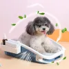 Dozen Nieuwe Dieren Hond Indoor Levert Draagbare Hondentoilet Plastic Dubbellaags Hond Pad Training Kat Puppy Pee Toilet Accessoires