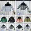 Winterjas Donsjack Kindermode Klassiek Buiten Warme donsjassen Zebrapatroon Gestreept Letterprint Puffer jongensjassen Veelkleurig Comfortabele kleding 120-170