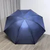 Parapluies audacieux triple pli parapluie ouvert à la main pare-soleil pare-soleil cadeau d'affaires pliant inversé