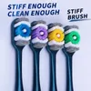 Toothbrush Hard bristled toothbrush for men with 6 independent packages A very hard toothbrush for adults Clean your teeth thoroughly