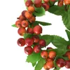 Decorative Flowers 2 PCS Garland Household Wreath Simulated Cabinet Berry Decor Room Indoor Decoration