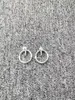 Stud Earrings 2024 UNOde50 Exquisite Fashion Electroplating 925 Silver Gold Needle Festival Jewelry Gifts