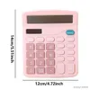 Calculadoras Calculadoras de color Calculadoras comerciales Calculadoras de oficina financiera Los estudiantes deben tener una calculadora de color caramelo de doble potencia de 12 bits.