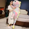 Big Size Rainbow Dinosaur Plush Toy Soft Plush Stuffed Animal Dinosaur d Room Decor Kids Birthday Gift 240124