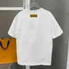 Men's T-Shirts Designer designer 2024 Early Spring New Dragon Year Mosaic Print Back Beaded Letter Short Sleeve T-shirt Couple 4E4Q NQ5O