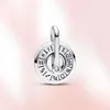 Nowy urok Sterling Sier Me Heart Wiselant Fit Oryginalna bransoletka Mini Charms Women Fashion Biżuter