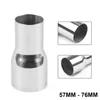 2.5" ID 3" Exhaust Reducer Connector Pipe Tube Stainless Steel Adapter Universal For Auto Car Truck Pickup