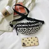 Sacs de taille décontractés imprimé léopard, sac de taille pratique pour femmes, sac de poitrine à la mode, sacoche à Point léopard avec poches