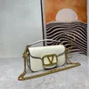 Mulheres designer loco bolsa mini senhora compras na moda hip hop sac destacável corrente deslizante bolsa de ombro tote bags