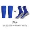 Sports Socks 1 Set of High Elasticity Shin Guards Football Leg Cover Non-slip Soccer Tennis Basketball Sport Socks Grip Cycling Riding Socks YQ240126