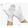 Gants jetables en gros Xingyu Nitrile Sécurité Blanc Fort Noir Qualité Alimentaire 100Pcs OEM Drop Livraison Bureau École Entreprise Indu Dhmbh