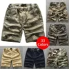 Shorts pour hommes 2023 Nouveaux shorts décontractés camouflage pour hommes Short cargo coupe ample avec 5 poches pour l'été short en jean short de basket-ball J240124