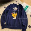 ralphs RL bear sweater ralphs mens rl sweater laurens women womens autumn men's designer sweaters po sweater cartoon bear embroidery knitted pullover 244