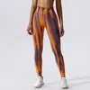 Actieve broeken 2024 Tie Dye Fitnesslegging Dames Yoga Kneed Billen Oefening Gym Naadloos Voor Dames