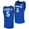 Erkek Kadın Çocuklar Kolej Basketbol Creighton Bluejays Jersey 23 Trey 55 Baylor Scheierman 11 Ryan Kalkbrenner 5 Francisco Farabello 33 Fredrick King Isaac Traudt