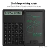 Calculadoras Mini Calculadora Calculadora Científica com Placa de Escrita Apagável Alimentada por Bateria Display LED de 12 Dígitos para Estudantes Escritório