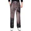 Men's Pants Jogger For Men Fashion Casual Glitter Foam Star Warm Comfortable Athletic Fit Slim